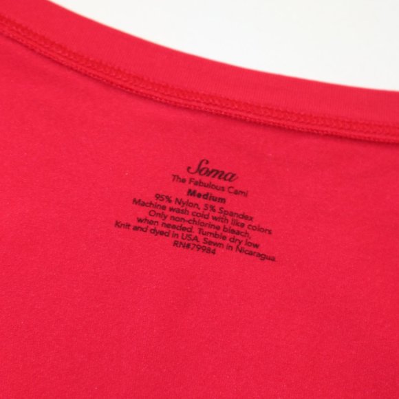 Red Blouse with Matching Undershirt - Picture 7 of 8